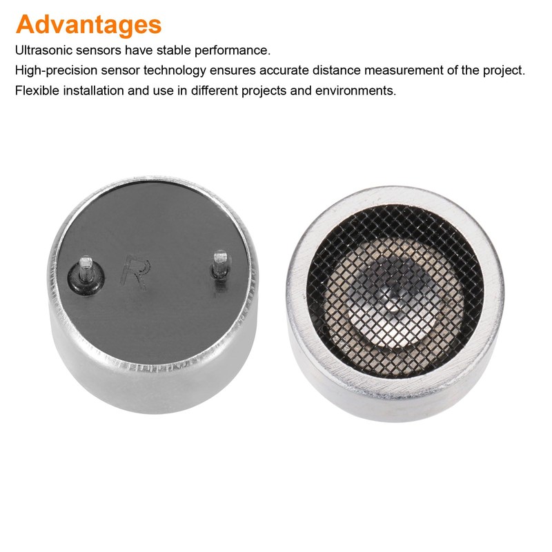 sourcing map 10 Pcs Ultrasonic Module Distance Sensor TCT40-16R/T High