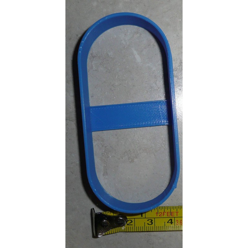 YNGLLC Oblong Round Rectangle Geometric Elongated Pill Shape Oval Cookie