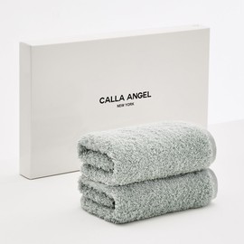 Calla Angel New York Face Towel, Premium Luxury Cotton, 100% Egyptian Cotton, Fluffy, Soft, Thick, 360 Degree 360 Degree 3D Sweet Twist, Cotton, Highly Absorbent, Popular, Gift, Flora Series, 7 Colors