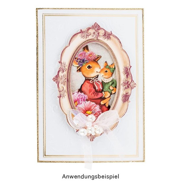 Ideen mit Herz 3D Motifs, Cut-Out, Approx. 7-10 cm, Pack