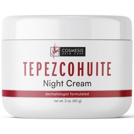 Cosmesis Skincare Tepezcohuite Night Cream with Mexican Origins Crema de Tepezcohuite Cream for Face 2fl oz