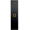 Newhouse Hardware Rectangular Lighted Wired Metal Doorbell Button in Black