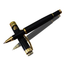 BELESI High-Quality Metal Ballpoint Pen I Black Refill I Gift Packaging I Elegant Design (Black)