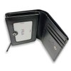 Fila 61fl53 Men's Bifold Wallet with Pass Case, Black
