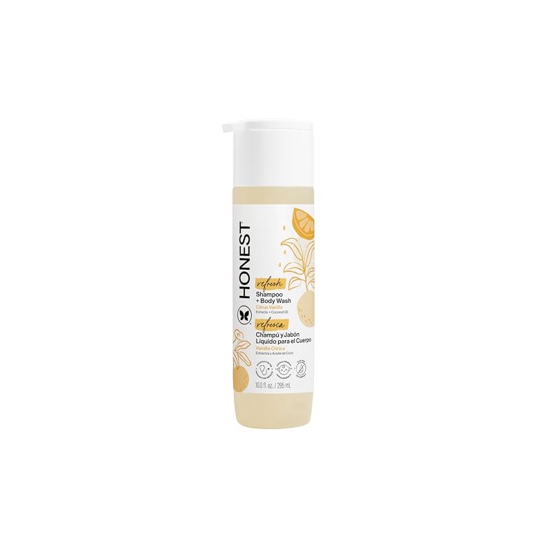 Honest Shampoo & Body Wash, Perfectly Gentle Sweet Orange Vanilla,