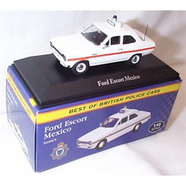 atlas editions best of british police white F0RD escort mexico sussex car 1.43 scale diecast model