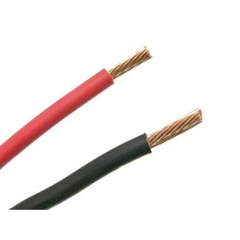 AC/DC Wire And Supply Black and Red 8 Gauge GXL Automotive High Temp Pure Copper Stranded Wire - 25 Feet Ea Made in USA