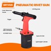 GRYVOZE Pneumatic Rivet Gun Air Pop Riveter Tool Kit with