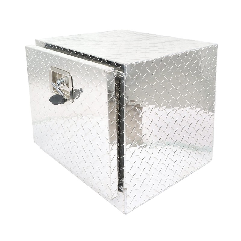 labwork 18 Inch Silver Aluminum Diamond Plate Tool Box Organizer