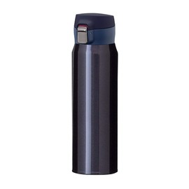 Atlas AREW-600NV Water Bottle, Airist, Disassembly Stopper, Ultra Lightweight, One-Touch Bottle, Lightest Class in Japan, Compatible with Sports Drinks, 24.0 fl oz (620 ml), Navy