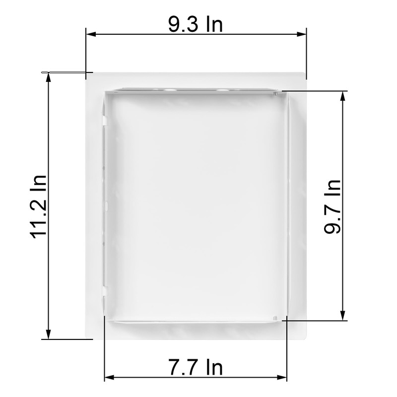 Vent Systems 8'' x 10'' Inch White Metal Access Panel