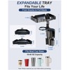 Car Cup Holder Tray, 10 Inch 4-in-1 Cup Holder Tray,