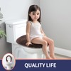 Baahrnom Luxury Toilet Lid Cover 19.5"x 16" Machine Washable Solid