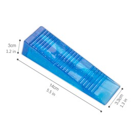 MXY Door Stopper, Rubber Floor Stop Help to Fix the Door for Home Office Classroom Works on Different Floor Surfaces (Hot Pink)