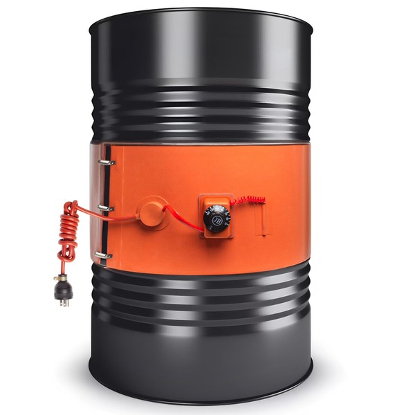 LOPOO 70"x10" Metal Drum Pail Heater for 55 Gallon Barrel,