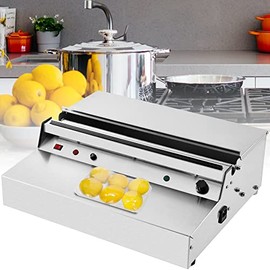 Hanchen Film Wrapper with Built-in heating plate, Film Wrapping Machine Hand Wrapping Machine Heating Film Sealing for Food Fruit Tray Food Packaging in Supermarket, Fruit Shop, Hotel