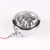 DAONUE 2 PCS 4.5inch Motorcycle Fog Passing Light Chrome 4