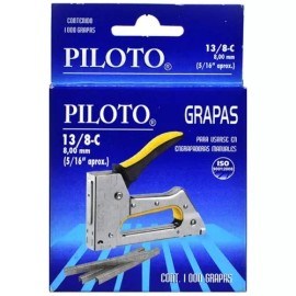 Pilot Pack 5 Grapas Marca Pilot 13/8-c 8mm (5/16 Aprox.) 5000pzs.