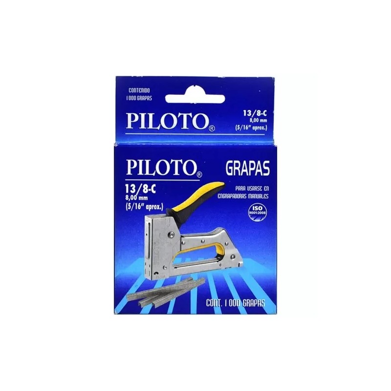 Pilot Pack 5 Grapas Marca Pilot 13/8-c 8mm (5/16 Aprox.)