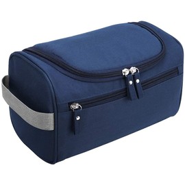 Toiletry Bag Organizer Toiletry Bag Men Women Waterproof Shaving Kit Cosmetic Organizer with Hook and Handle for Travel, Gym, Business and Vacation, Blue, Blue, blue