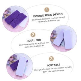 MERRYHAPY 3sets Powerful Foot File Callus Remover Pumice Stone Double-sided Foot Scraper Remover for Foot Care and Dead Skin Removal 2pcs*3