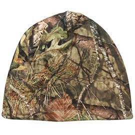 Mossy Oak Country Reversible Blaze Orange / Camo Hunting Knit Beanie