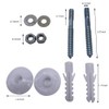 XingCRYao Bathroom Basin Sink Wall Mounting Kit, 2 Sets, Screws,