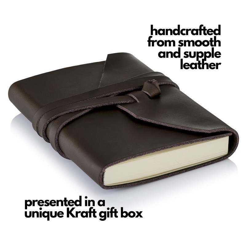 Antony Olivier Real Leather Journal | A6 Writing Notebook and