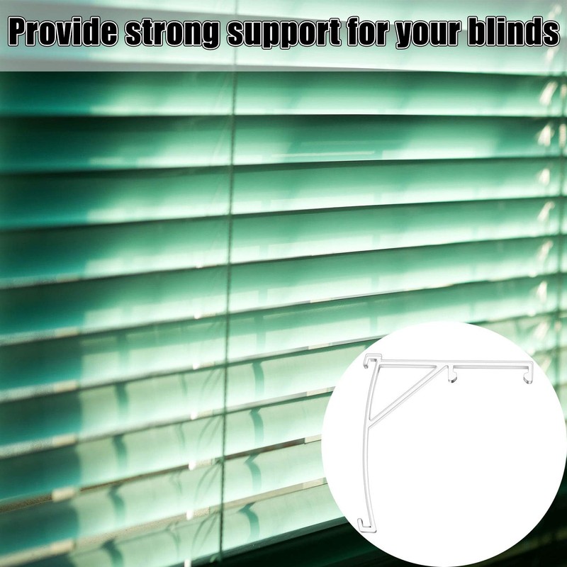 Patelai Valance Clips Plastic Vertical Blinds Brackets 3.5 Inch Vertical