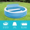 INTEX Swim Center Inflatable Family Lounge Pool: Built-In Bench –
