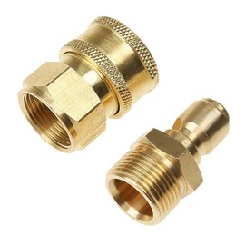 1セット 3/8 M22 アダプター 高圧洗浄機用水出口セット クイックコネクトキット M22 高圧洗浄機パイプジョイント用