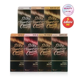 The Face Shop [2ea] 스타일리스트 실키 헤어 컬러 크림 [2pcs] Stylist Silky Hair Color Cream
