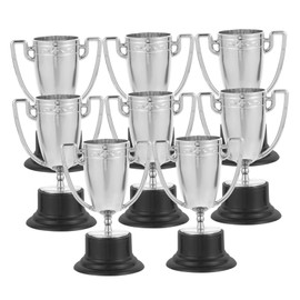 Totority Realistic Mini Awards Trophies Silver Trophy Cups Boys and Girls Team Present for Party