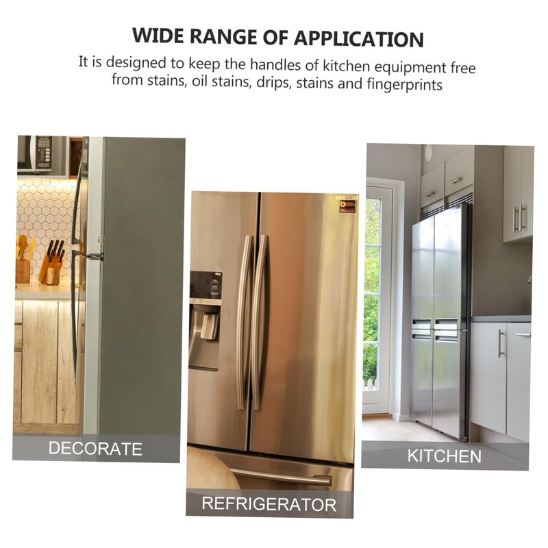 TEHAUX 2 Pieces Double Door Fridge Gloves Home Appliance Handle