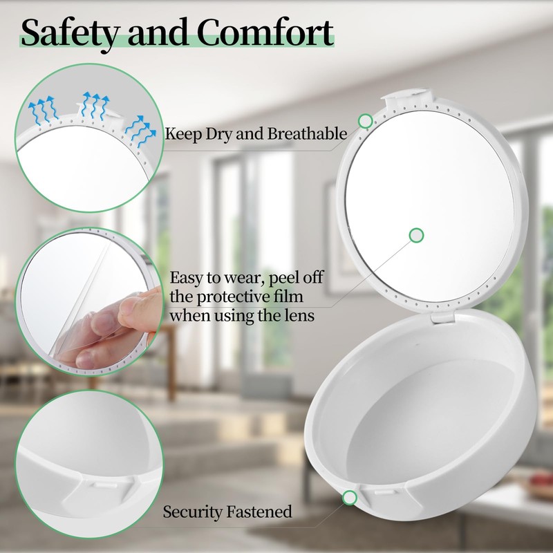 TIHYWR Retainer Case, Denture & Orthodontic Aligner Case With Mirror