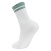 Joyou up 4Pack Wowem Pilates Grip Socks with Stripe -