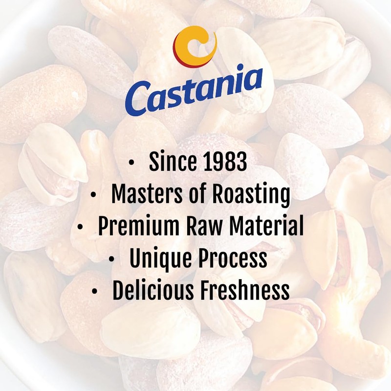 Castania Lebanese Nuts, Mixed Kernels with Kri Kri, Pistachios, Almonds,