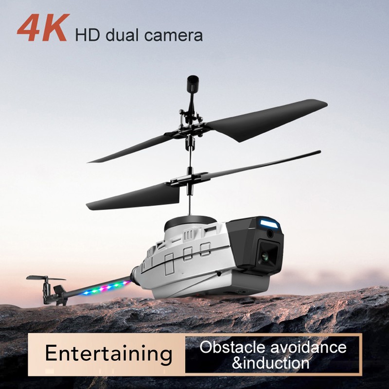 RC Helicopter Drone 4K Professional Six Axle HD Camera Gesture