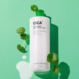 Nature Republic [네이처리퍼블릭] 그린더마 마일드 시카 빅토너 [Nature Republic] Green Derma Mild Cica Big Toner [Single Option NE0635]