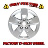 Set of 4 17" 5 Spoke Snap-On Wheel Skins for
