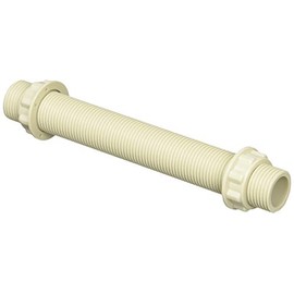 Mirai Industry CDP-16S Total Screw Pipe, Total Screw Length 6.3 inches (160 mm), Nominal Screw G1/2, Mounting Hole Diameter 0.8 - 0.9 inches (21 - 22 cm), Beige