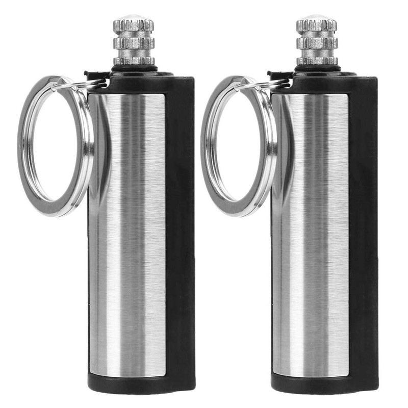 NAKUPENDA 5Pcs Permanent Match Flint Keychain Match Fire Starter Waterproof