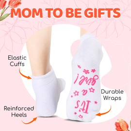 Zmart Pregnancy Labor Delivery Gifts for Women - New Mom Socks for Expecting Mother