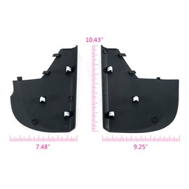 ALLGOOD Center Console Extension Panel Cover Cap, Compatible with Dodge Ram 1500 2009-2012, Compatible with Dodge Ram 2500 3500 2010-2012, Dashboard Black