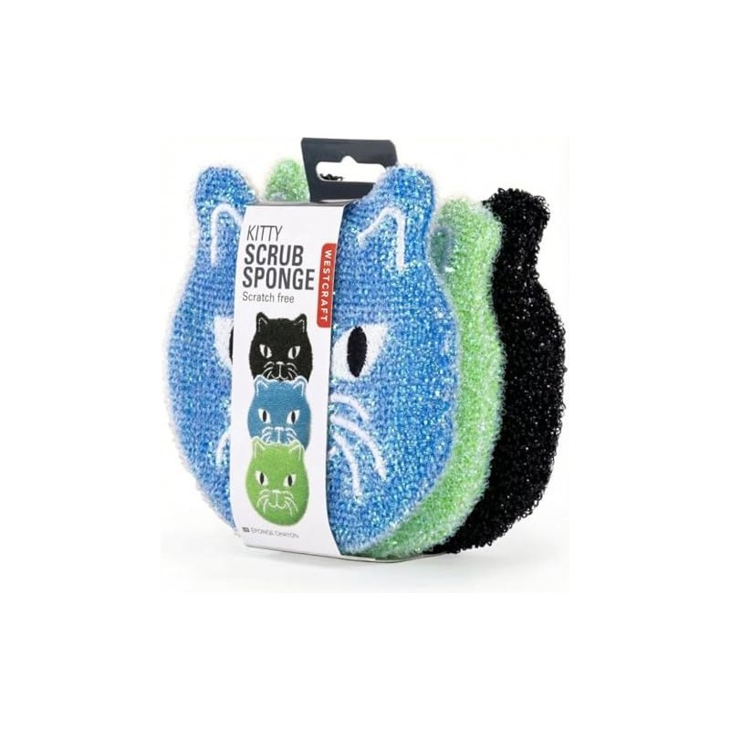 Funny Beautiful Dish Sponge 5 Designs, Kitchen Sponge for Pot,