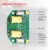 ZORZA 1Pcs Atomization Plate DIY Dual Spray Switch Control Atomization