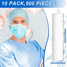 200 Pcs 1.5 Inch Dental Cotton Rolls for Mouth, Gauze Rolls Cottons Pads for Dentists Flexible Good Absorbent Nose Plugs Swabs for Kid, Adult Nosebleed, Mouth Gauze Accessories