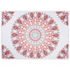 styleBREAKER Rectangular Beach Towel with Paisley Ornament Pattern and Pompom