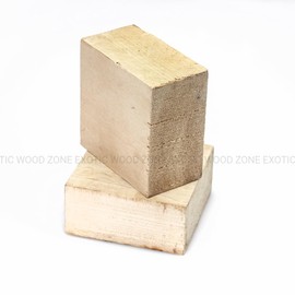 Exotic Wood Zone's Set of 2 Basswood Bowl Blanks for Turning, Measuring 6" x 6" x 2" | Carving/Whittling Block | Kiln Dried