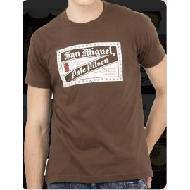 San Miguel Beer Stamp FLOCK Shirt (Brown) Philippines Represent Seller